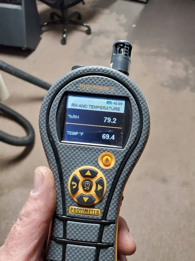 Moisture meter humidity assessment for Mold Remediation & Removal in Upper Dublin